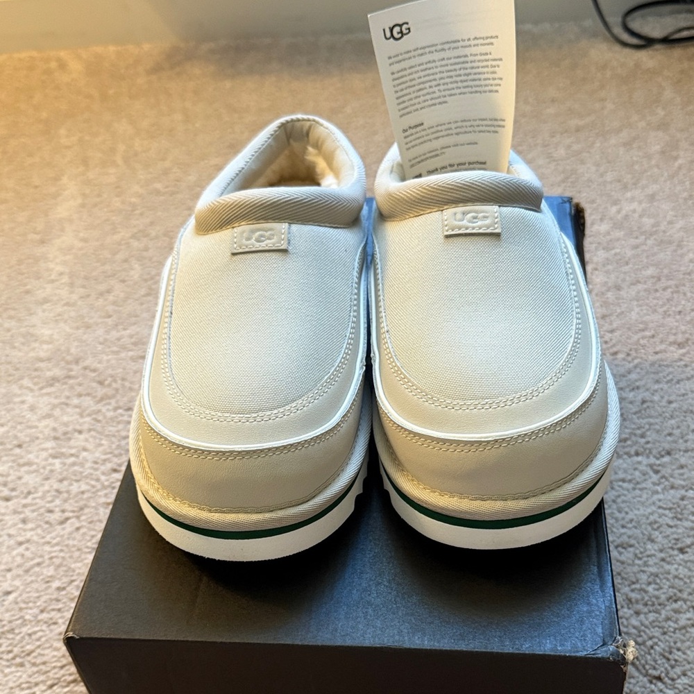 UGG Cream Slip-On Loafers Tasman Cali wave NWT
